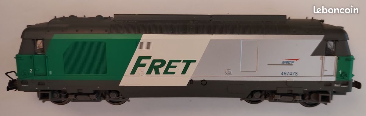 Locomotive Diesel PIKO SNCF - 467478 - Fret BB Diesel - Occasion