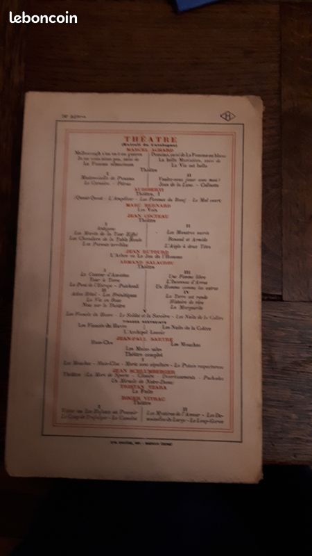 Théâtre - J. COCTEAU (image 2)