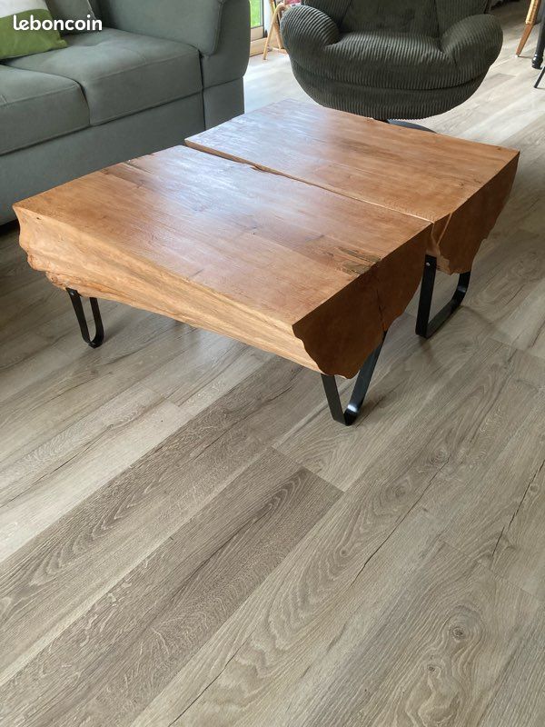 Table basse en bois massif (image 5)