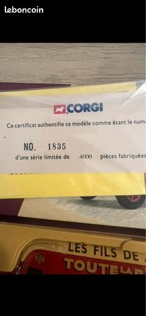 Corgi EX72012 - Bernard Type 110 - Fourgon - Les Délices