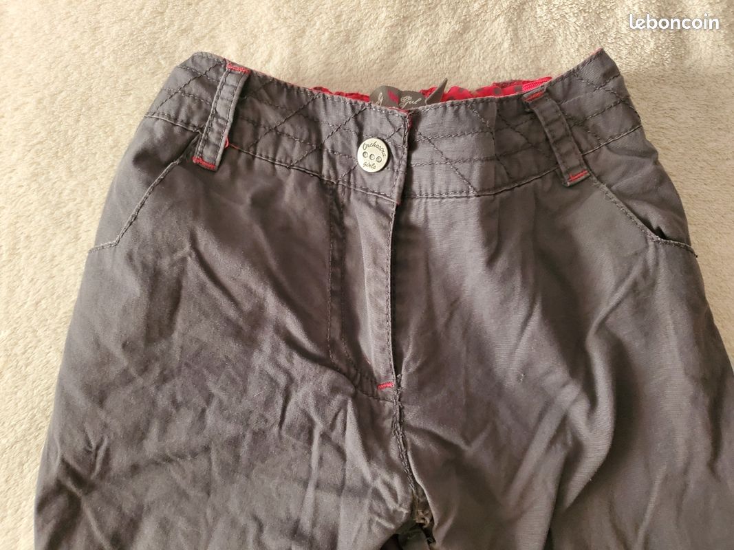 Pantalon gris fille 5ans Orchestra (image 3)