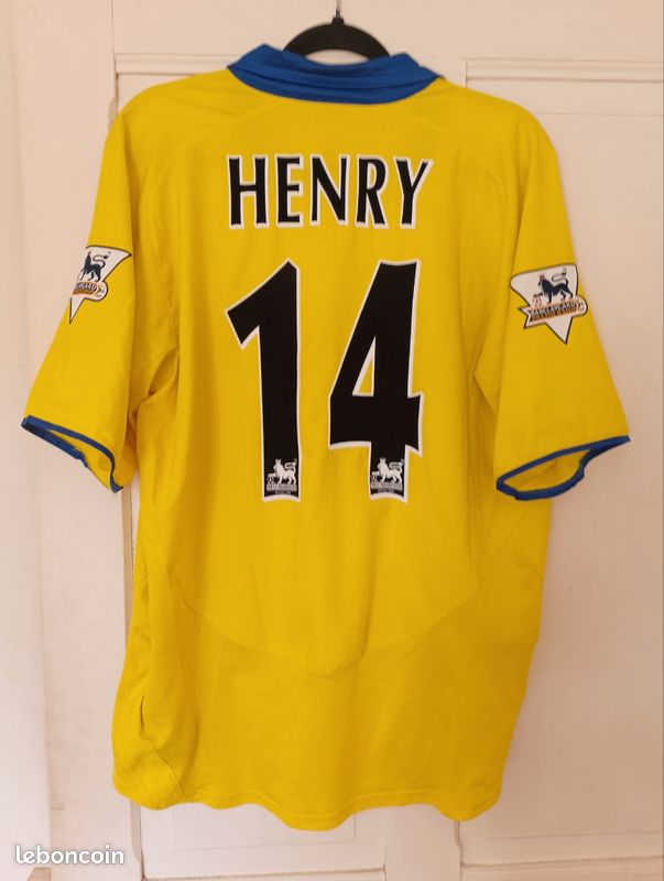 Maillot vintage extérieur Arsenal 2003/2004 - Henry #14 (M) - Back To The Football
