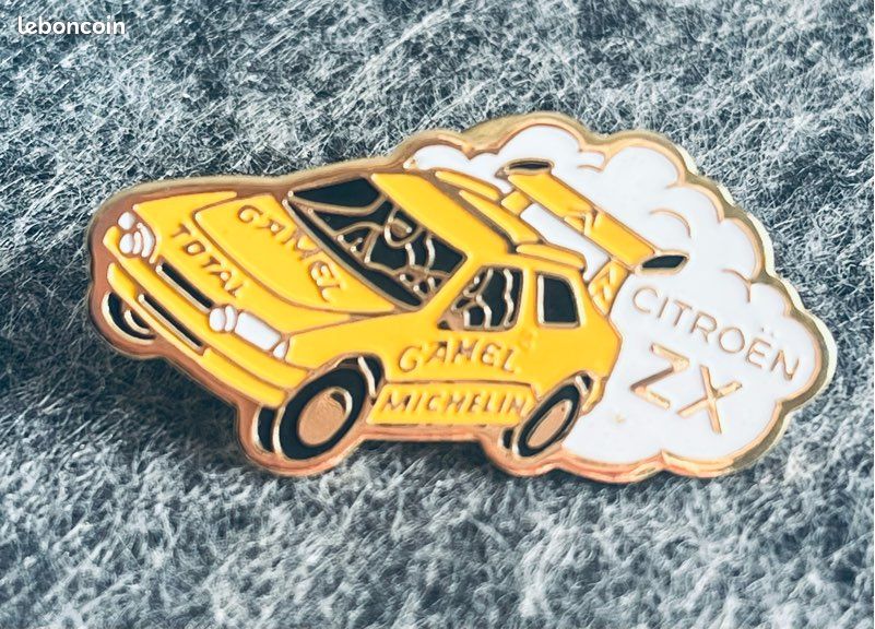 Lot De 2 Pins Citroën Sport ZX Rallye Paris-Dakar – Michelin Camel Arthus, France