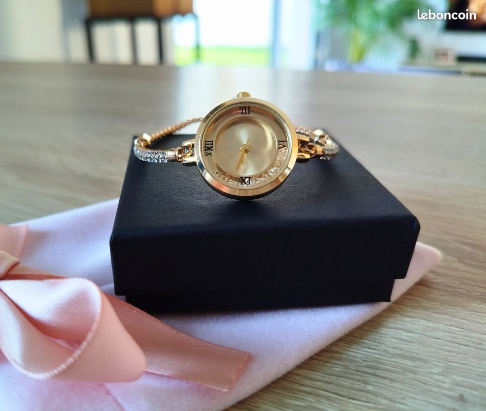 Montre Pendentif Dorée – Marque Ernest – Style Classique – Neuf Avec étiquettes – Pour Homme