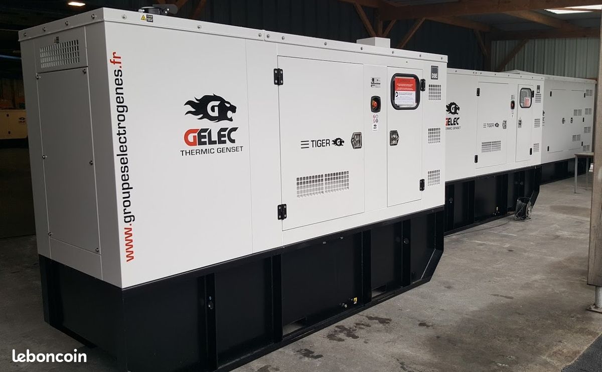 Groupe électrogène D'occasion – Fonctionnement Correct, Quelques Traces D'usure