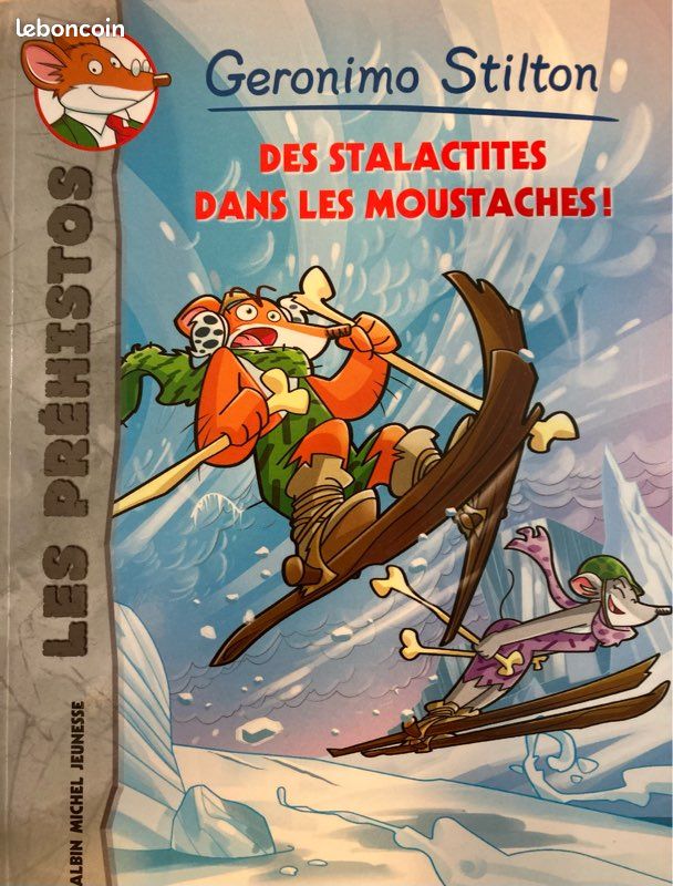 Geronimo stilton - les préhistos t.3 des stalactites dans les moustaches (image 1)
