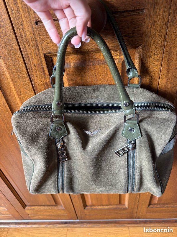 Sac zadig et Voltaire comme neuf kaki Accessoires Bagagerie