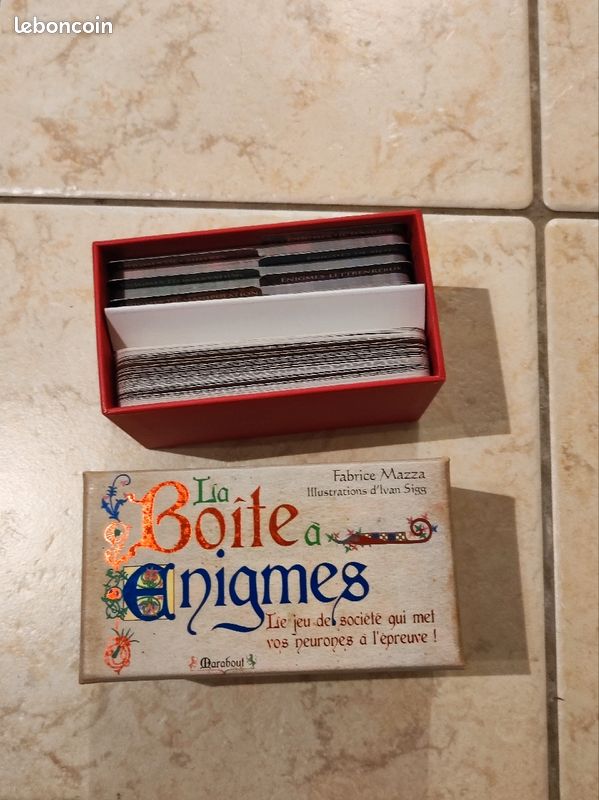 Vends jeu " la boîte a énigmes" (image 1)