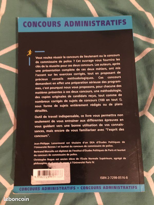 Livre « Lieutenant et commissaire de police » concours administratifs (image 2)