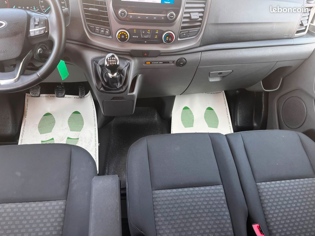 FORD CUSTOM TRANSIT L2 9 PLACES 130cv 1ERE MAIN TVA RECUP 27490euro H.T (image 9)