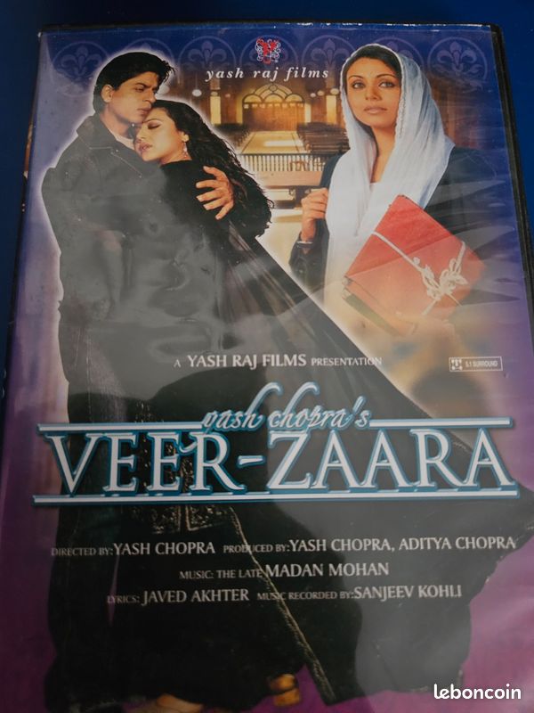Film indou Veer-Zaara DVD Films