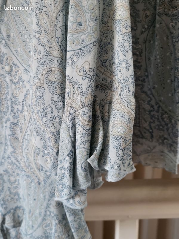 Tailleur printemps/été, veste + jupe CAROLL T38 (image 4)
