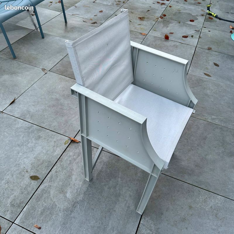 Chaise Starck XO pliable plastique et toile (image 1)