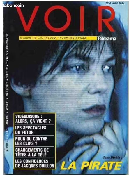 VOIR (Télérama) le mensuel de tous les écrans N° 4 JUIN 1984 (image 1)