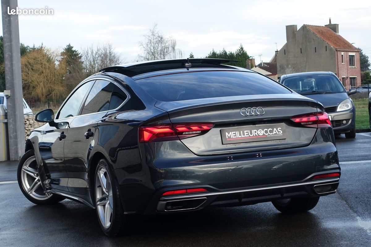 A5 Sportback 30 Tdi S-Tronic Mhev Virtual cockpit/Cuir chauffant/Toit ouvrant/Gps Europe/Caméra/Régulateur/Carplay/Accès confort/1°main/Garantie 12 mois (image 3)