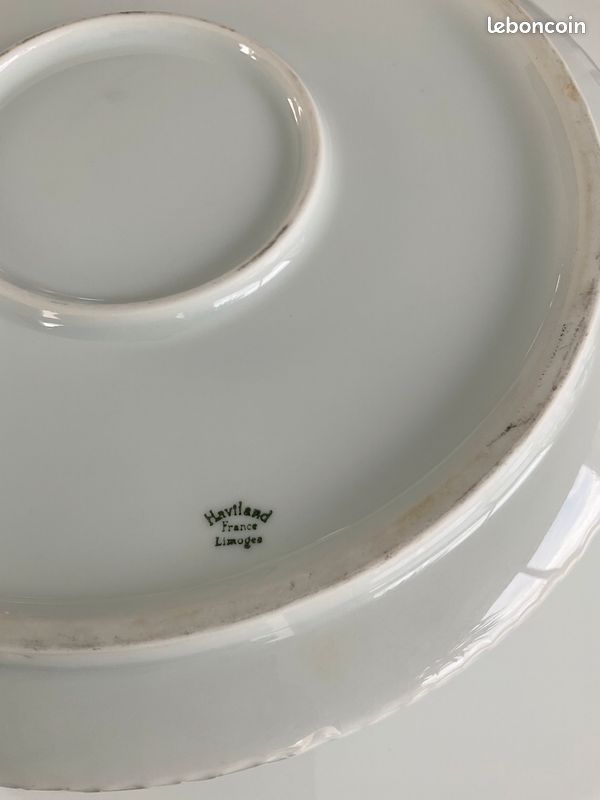 Soupière porcelaine HAVILAND LIMOGES diamètre 23 cm (image 3)