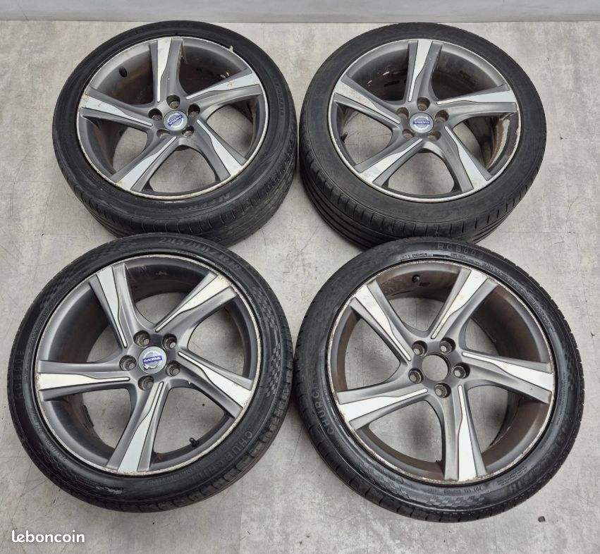 4 JANTES R-Design IXION 8Jx18 ET55 245/40 R18 5x108 31362188 Volvo V70 V60 S60 (image 1)