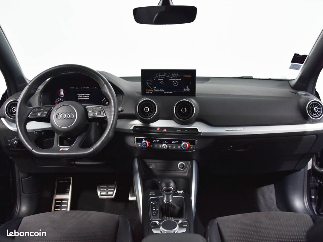 Audi Q2 40 TFSI 190 QUATTRO TYPE S-LINE PACK CARBONE VIRTUAL KEYLESS CAMERA GPS CARPLAY CUIR ALCANTARA JANTES 19 (image 4)