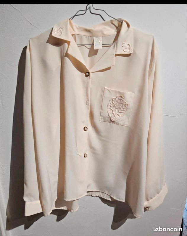 Chemisier Ivoire Pour Femme - Taille 20 - Marque Armoire - Style Blouse - Neuf Sans étiquettes