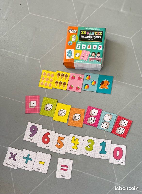 Carte magnétique pour apprendre à compter (image 1)