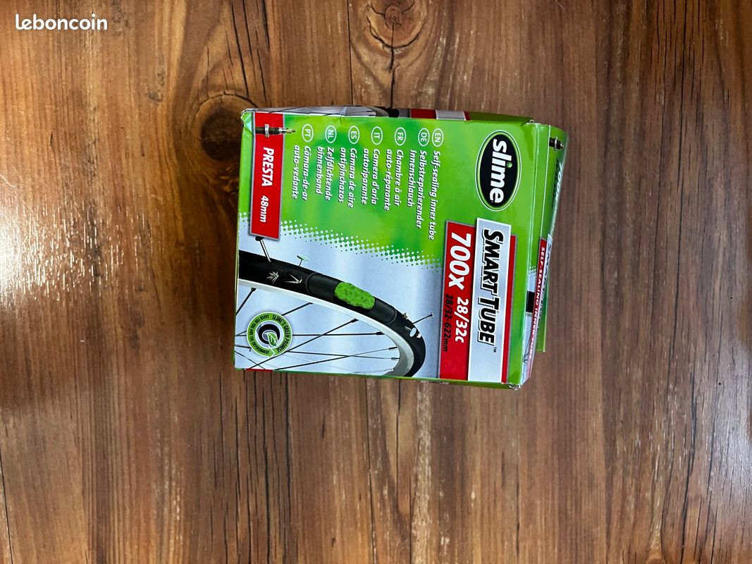 Chambre a air auto reparable 28x32c presta 48mm Équipements vélos