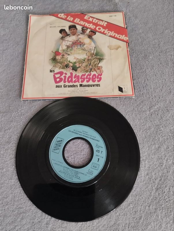 Disque vinyle 45tours les Bidasses (image 3)