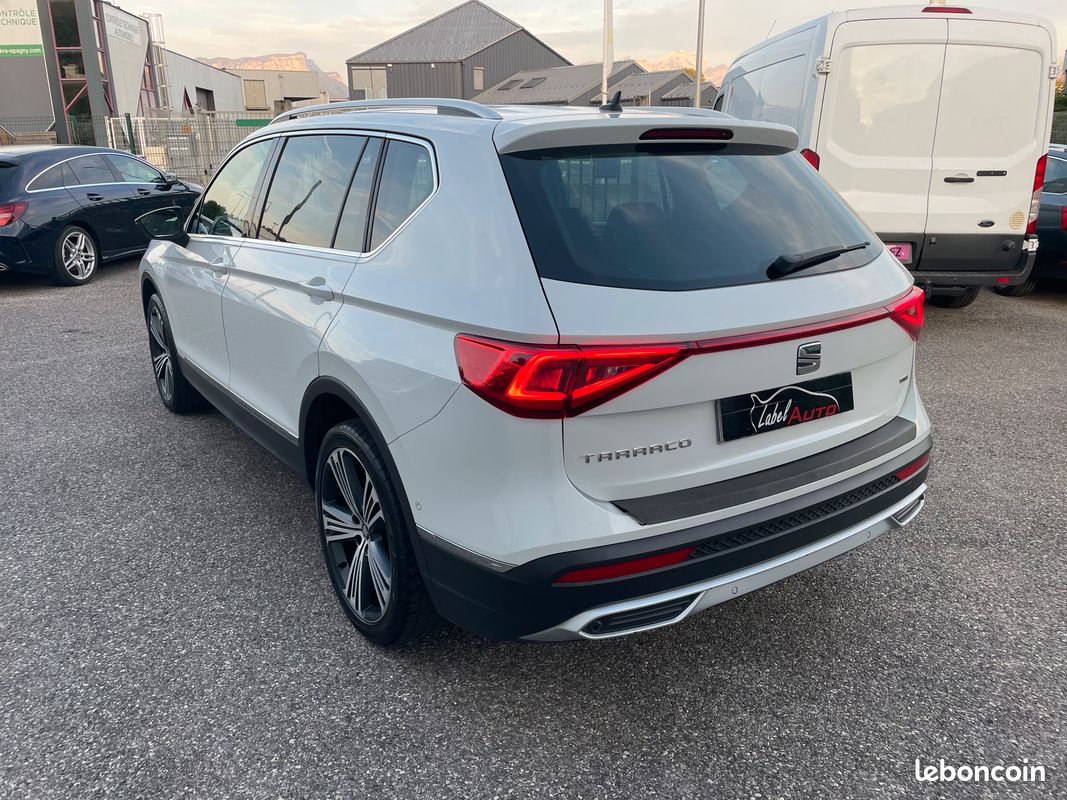 Seat Tarraco 2.0 TDI 190 4Drive XCELLENCE DSG7 / 7 places / Attelage / Caméra 360° / CarPlay / Garantie 12 mois (image 3)