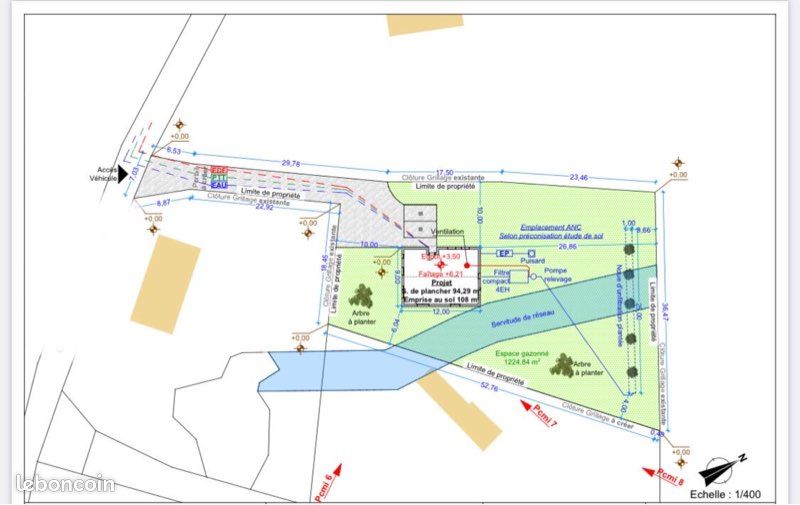 Terrain à vendre · à Mesnil-en-Ouche · 32 000 €
