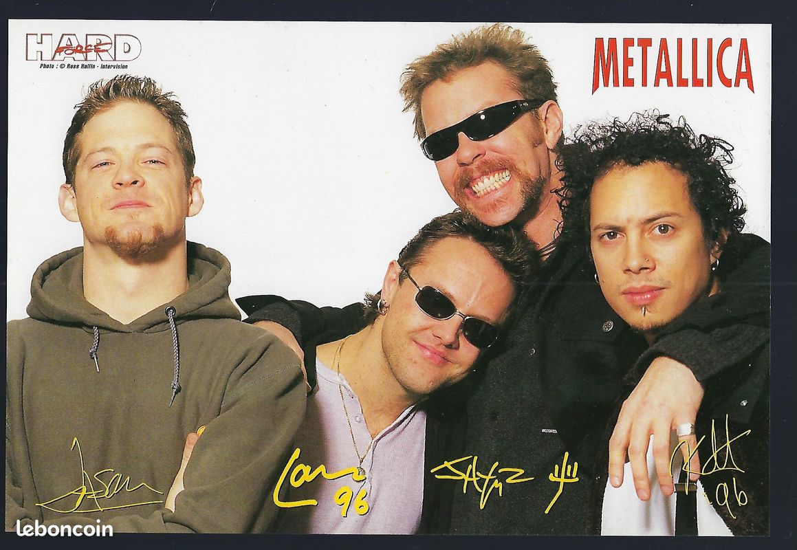 DEMI CALENDRIER METALLICA 2eme PARTIE FEVRIER 1997 a JUIN1997 (image 3)