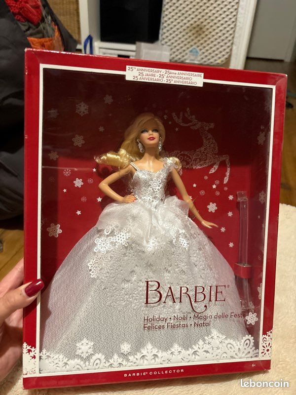 Noel Barbie NavideÃ±a 2013 Mattel 2013 Holiday Barbie 25th