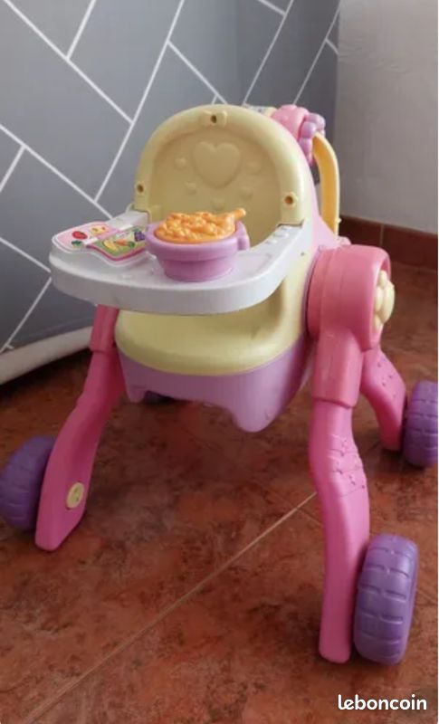 Poussette Interactive Vtech In Pushchair Chaise Haute Poussette En