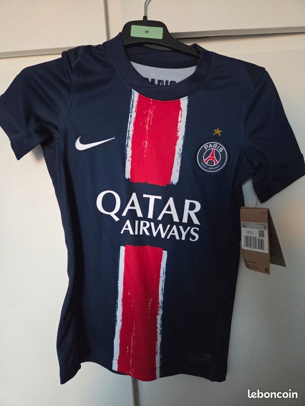 Maillot PSG Enfant – Multicolore, Plusieurs Tailles (10-14 Ans), Sans Marque