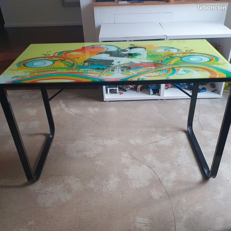 Bureau en verre DJ (image 1)