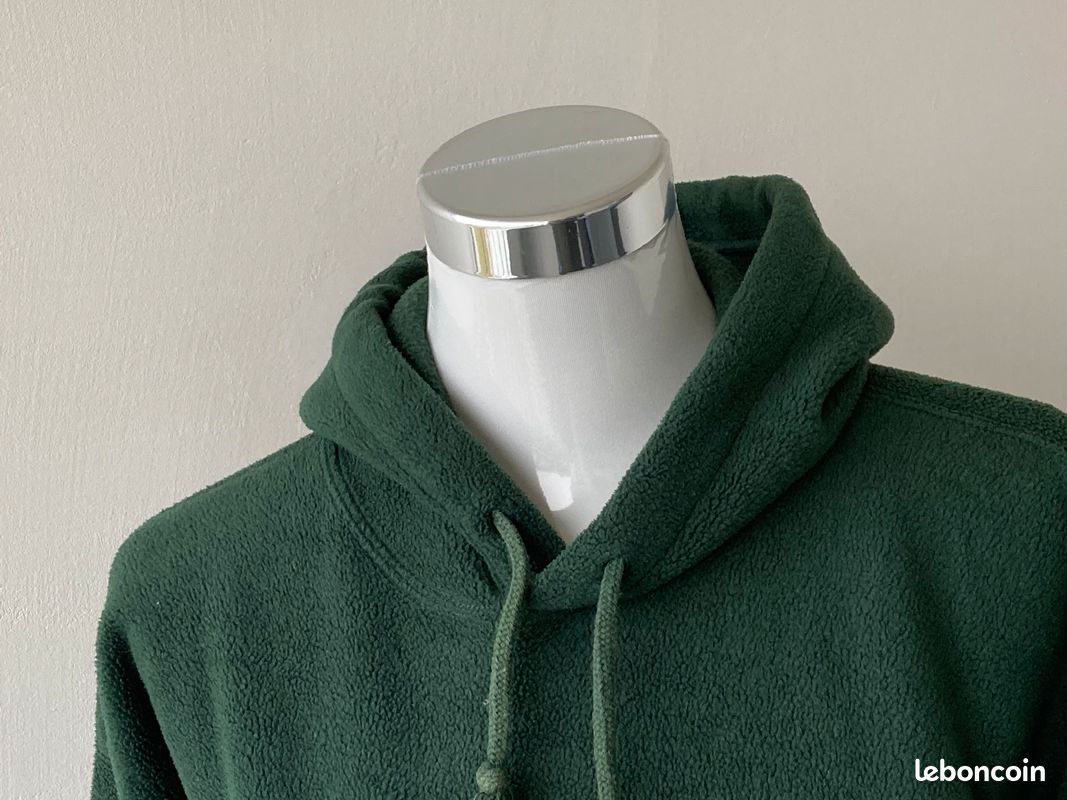 sweat à capuche décontracté vert homme fermeture éclair Temu