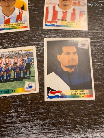 Fanion Officiel France – Paraguay Coupe Du Monde 1998 – Pennant France 98
