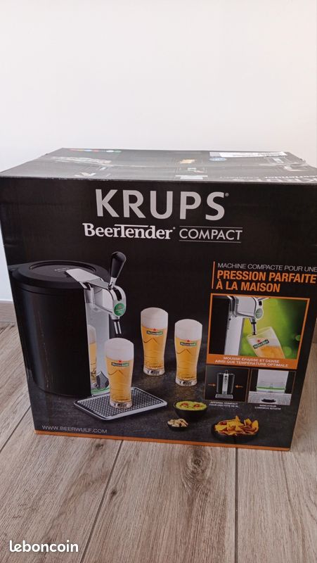 Pompe à bière - Krups - YY4809FD - 5 Litres - 65 Watts - Compatible Heineken (image 1)