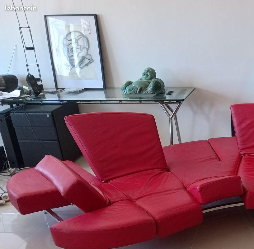 NORMAN FOSTER : bureau double Nomos édité par Tecno. Une valeur sure de collection, offrez vous une œuvre du plus célèbre architecte vivant (image 2)