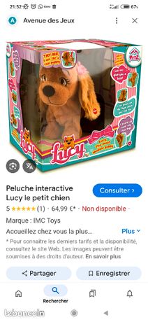 Cagnolina Interattiva Lucy Chien Interactif Lucy Jeux Jouets