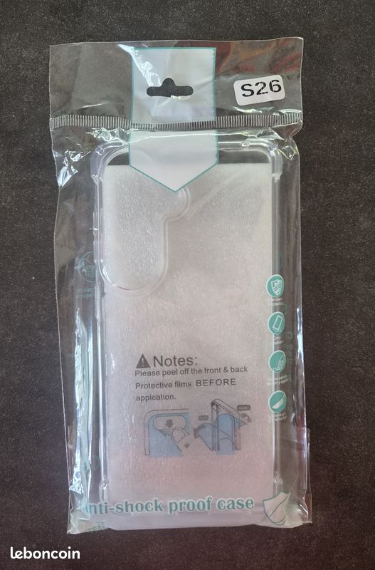 Coque protection Samsung S26 Transparente (image 2)