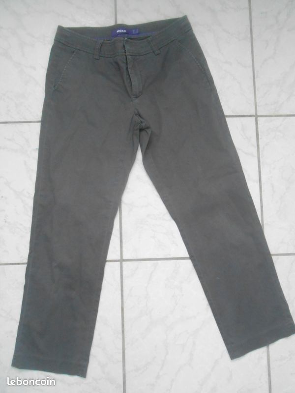 Pantalon chino femme Mexx gris T 34/36 (image 1)