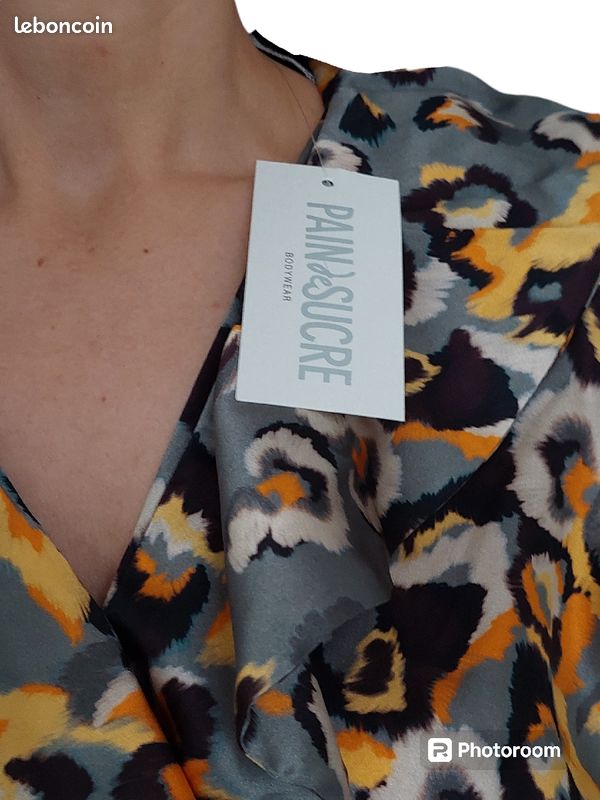 Kimono pain de sucre soie (image 3)