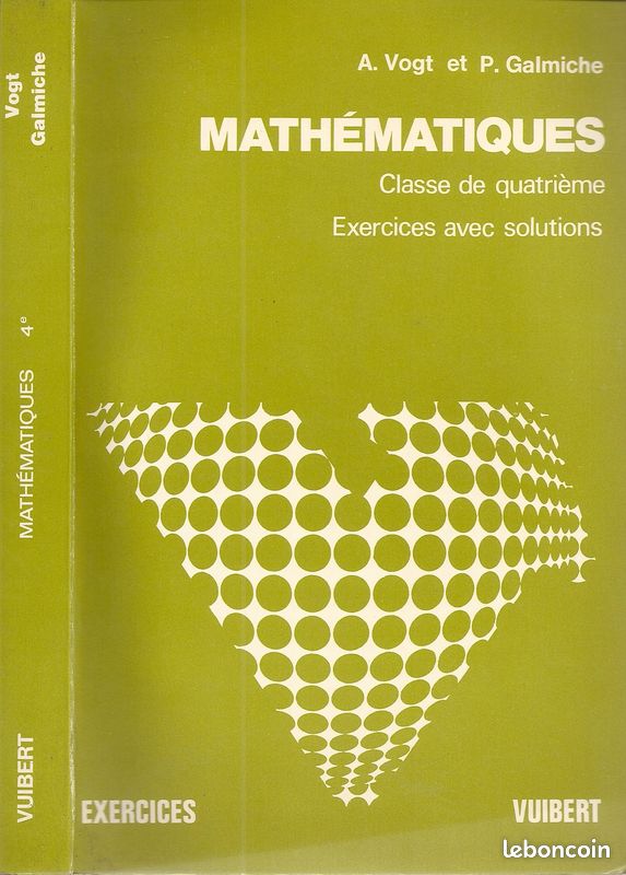 Mathématiques (classe 4ème) - Exercices Vuibert (image 1)