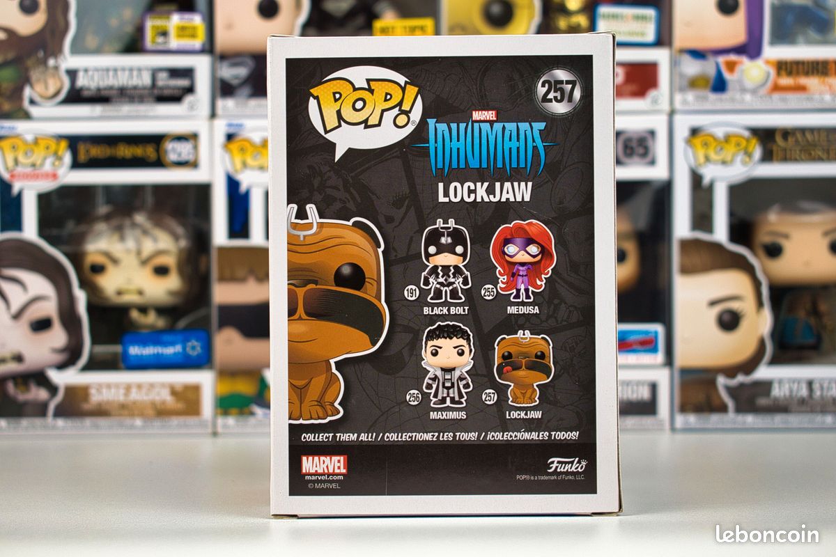 Funko Pop Marvel – Lockjaw #257 – édition exclusive New York Comic 