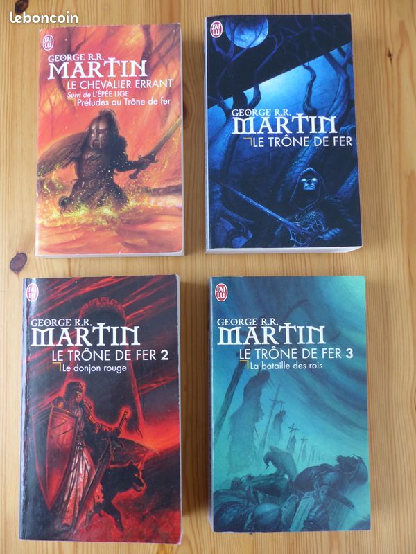 Livres Le trône de fer de JRR Martin + Prélude (image 1)