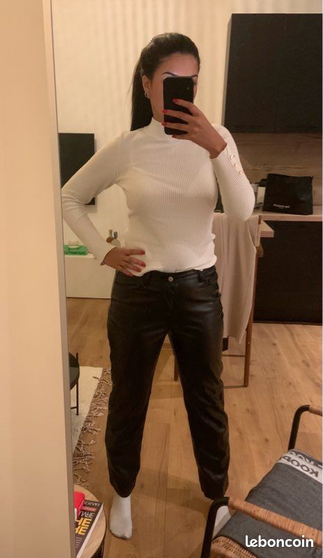 Pantalon simili cuir Ali express (image 1)
