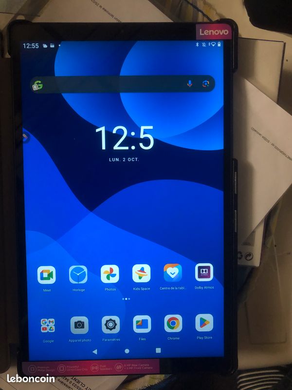 Lenovo tab m10hd sous garantie avec facture (image 1)