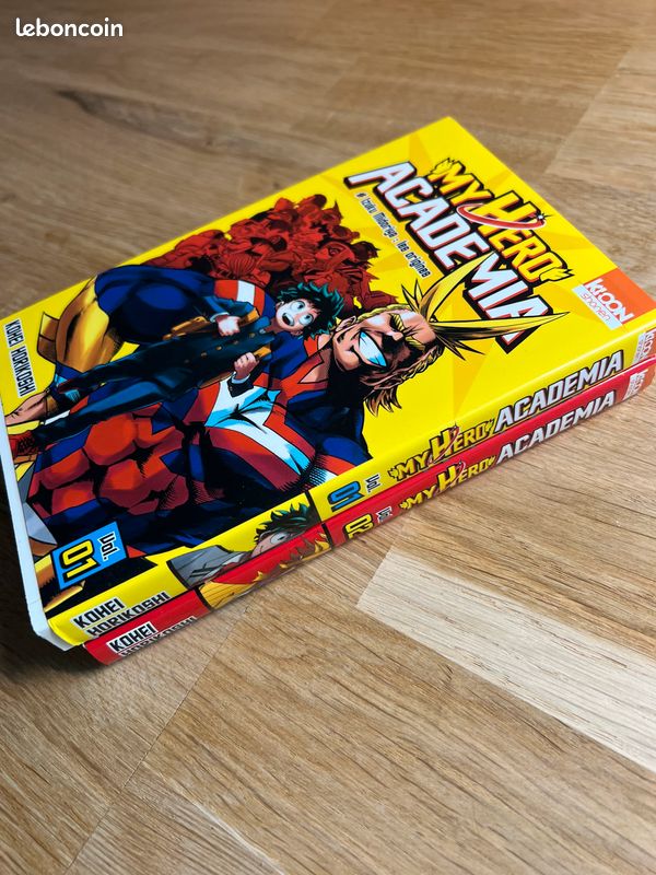 My Hero Academia Tomes 1 et 2 – Manga VF – Bon état (image 1)
