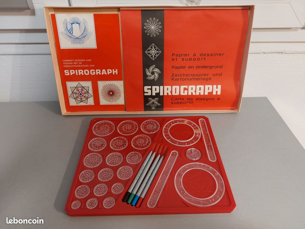 KIT POCHOIR dessin spirographe exploitez vos comp tences artistiques et votr EUR 20,20 - FR