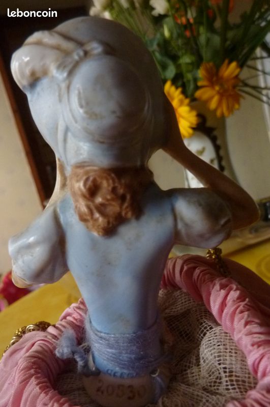 Ancienne 1/2 figurine monté sur boite (image 3)