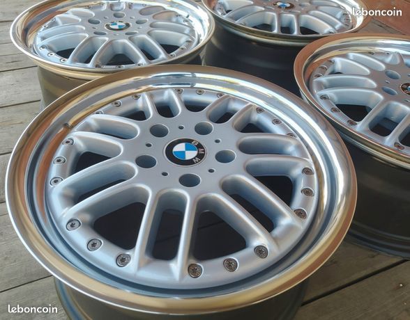 Jantes Alliage BMW E36 E46 4x R17 5x120 ET34 Noir Poli - Neuf Sous Emballage